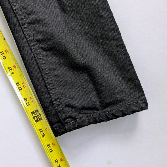 SALE Nudie Jeans Grim Tim W29 L28 Slim Straight Dry Everblack Button Fly Black - Picture 8 of 11